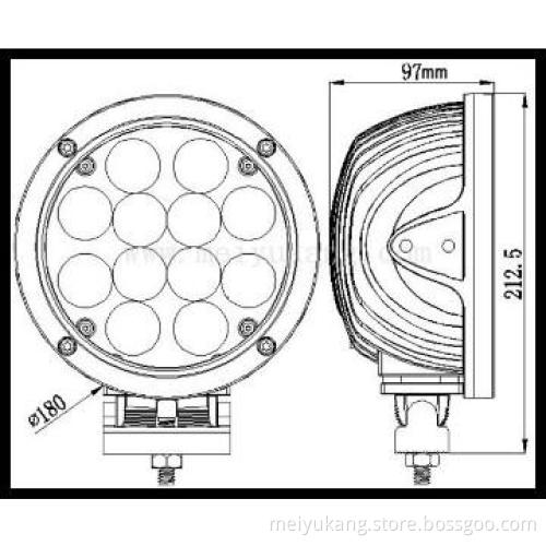 Hotsale Cree  60w led work light,auto led work light for truck,IP67